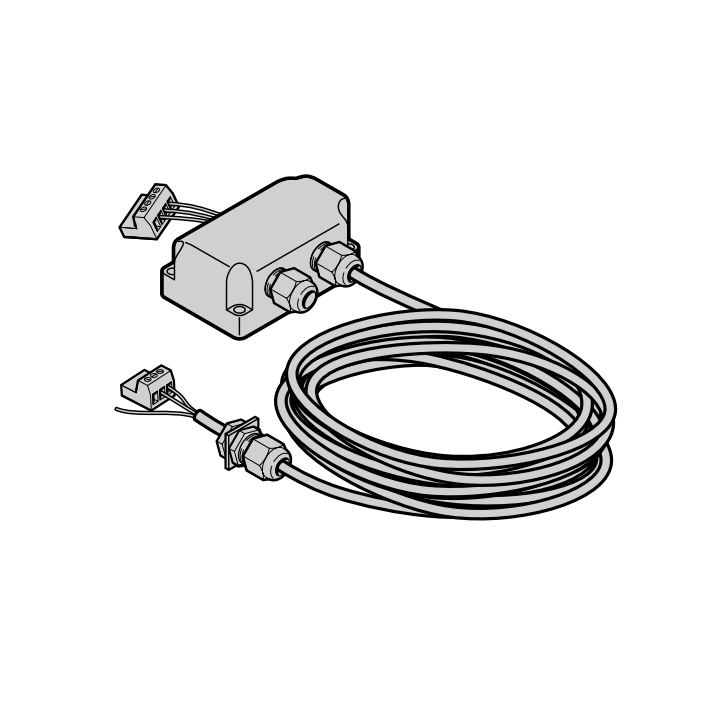 Câble de connexion moteur 3 x 1,5 mm lg 5000mm Hormann Référence 638047