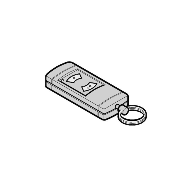 Micro-émetteur HSE2 40 MHz Hormann référence 437112