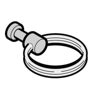 Anneau porte clés pour HSM 4 et HSE 2 Hormann Référence 438010