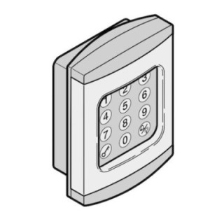 Clavier à code sans fil FCT 10b 433MHz Hormann Référence 437497