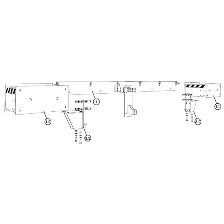 Plateforme MLS / MRS 1250 Ral 5002 Hormann Référence 181279