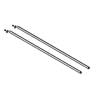 Set complet axes de charnière arrière MLS / MRS 1250 Hormann Référence 2011386