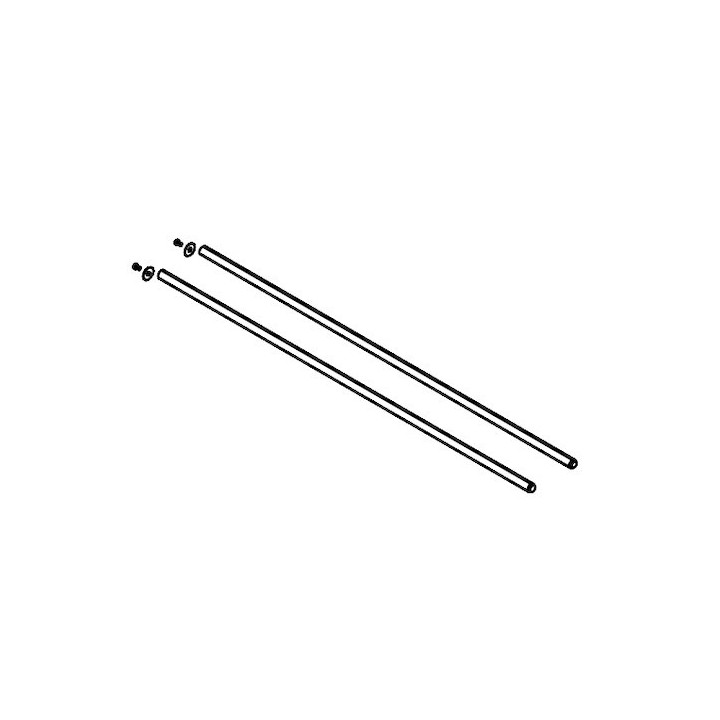 Set complet axes de charnière arrière MLS / MRS 1250 Hormann Référence 2011386