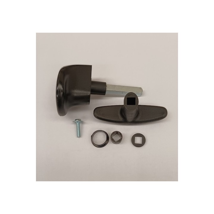 Garniture de poignée avec axe 73,5mm SPU20 - APU20 - LPU20 Référence 3024989 Hormann