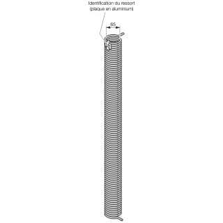 R52 Ressort de torsion porte Hormann Référence 3020479