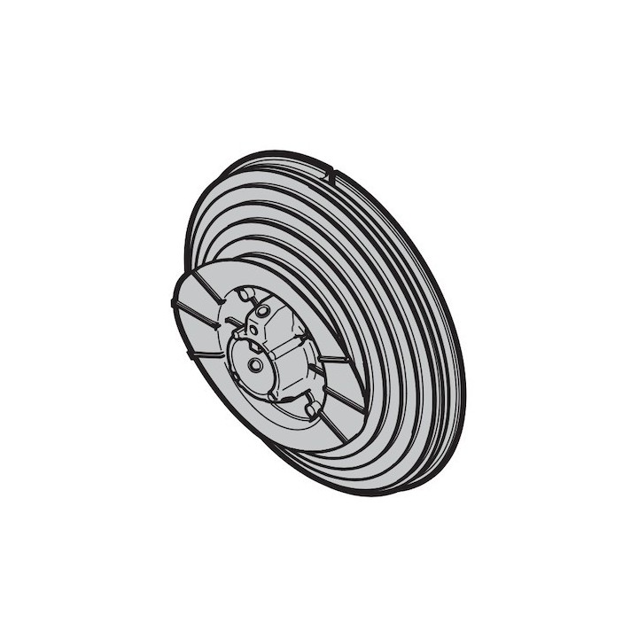 Tambour d'enroulement gauche conique taille 6 pour ferrures V, VU sans poulie à rebord Hormann Référence 3012263