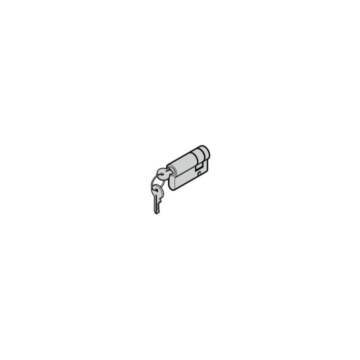 Demi-cylindre, 30 + 10 mm à fermeture différente porte sectionnelle Hormann Référence 3082575