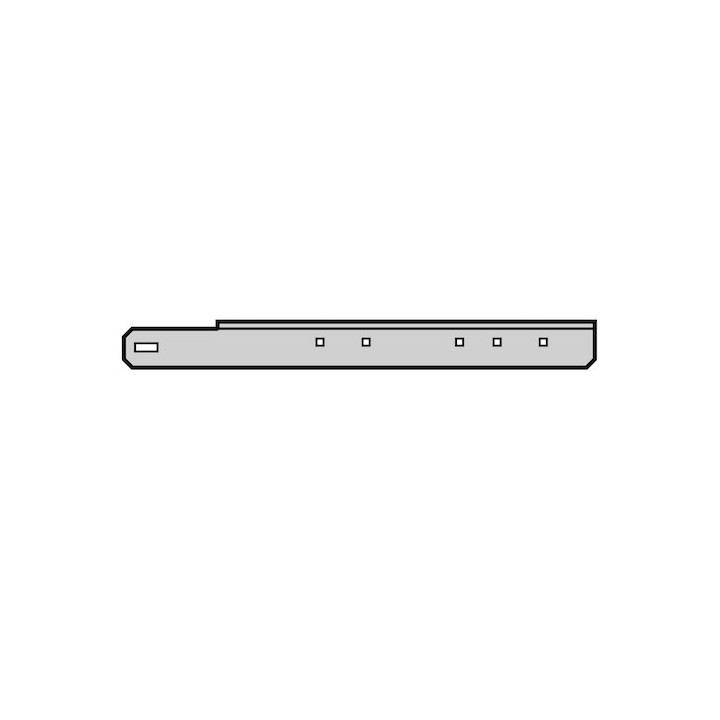 Console types de ferrure 625mm N, H droite Hormann Référence 3060790