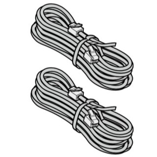 Lot 2 de câbles d'alimentation pour STA400 - STA500 Hormann Référence 637659