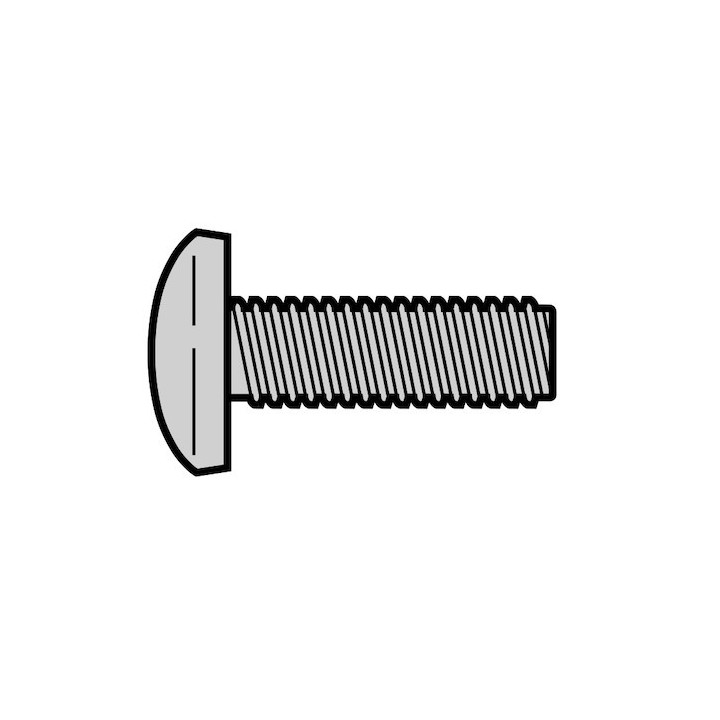 Lot de 10 vis à tête goutte-de-suif M8 x 25 Hormann Référence 3041446