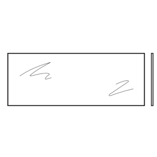 Vitre simple synthétique, en verre de sécurité feuilleté transparent, 6mm, VG Hormann Référence 3062079