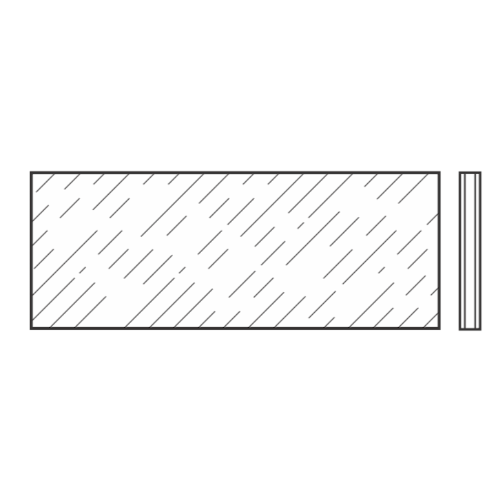 Panneau PU 26mm Aluminium anodisé lisse XU Hormann Référence 3095235