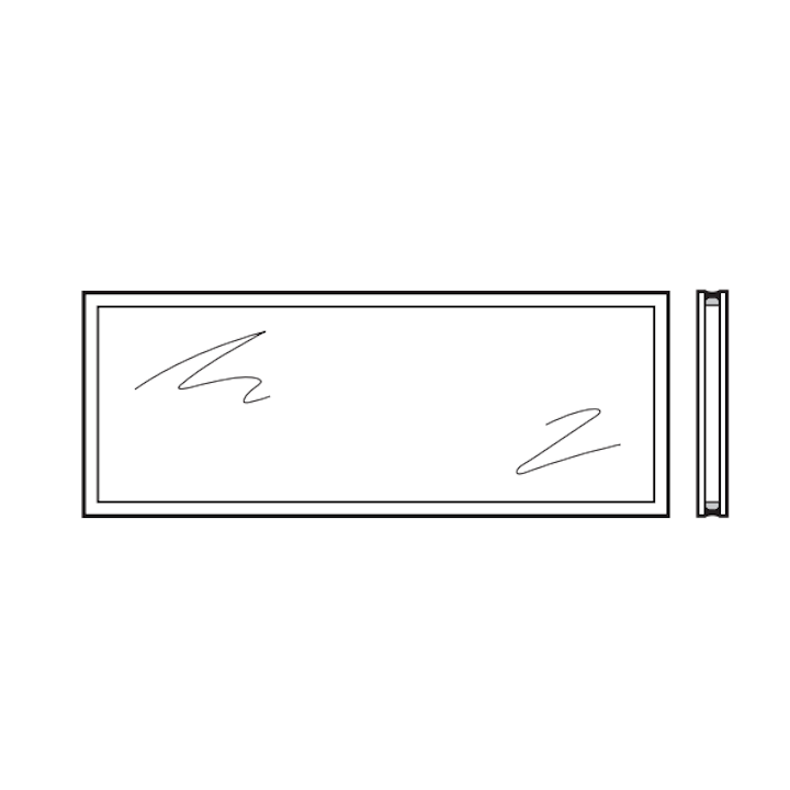 Vitre double synthétique 26mm Teintée en brun B2 Hormann Référence 3095247