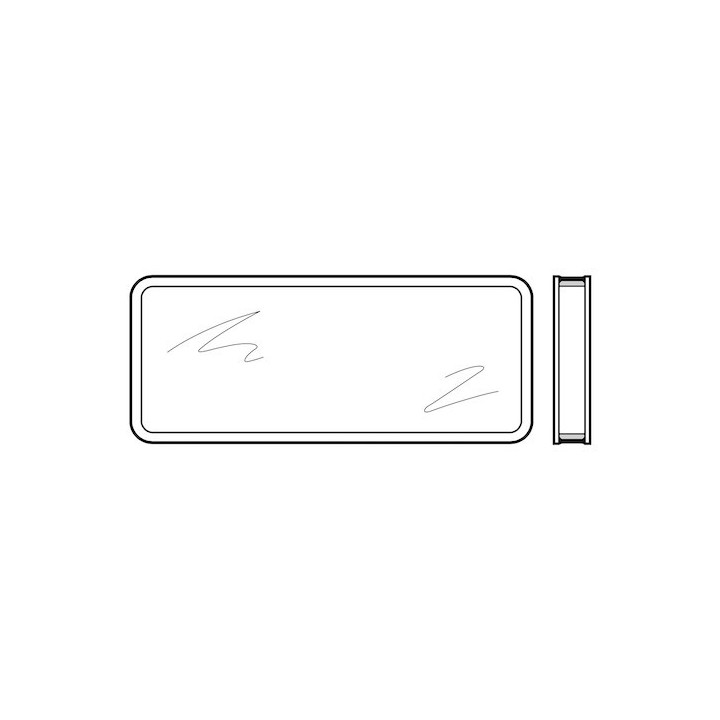 Vitre double en verre, P4A de 42mm transparent pour hublot A 26mm Hormann Référence 3093495