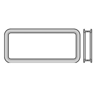 Cadre moulé sous pression pour hublot type A Hormann Référence 3094061