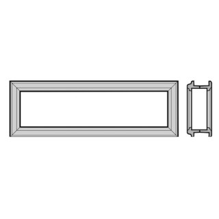 Cadre synthétique type D, pour sections de porte à double paroi 67mm Hormann Référence 3094064