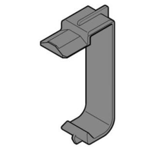 Appui de chaîne ferrures L et LD pour rail de guidage horizontal type 3 avec rail C Hormann Référence 3096185