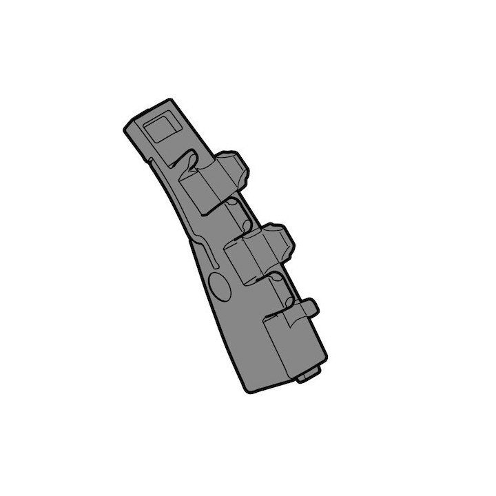 Guidage de câble droit, ferrure L section de porte inférieure, supérieure à 500mm Hormann Référence 3096964