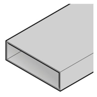 Tube 200 x 60 x 2,5mm, galvanisé Hormann Référence 3046681