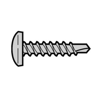 Lot de 10 vis perceuse Torx 3,5 x 9,5 galvanisée Hormann Référence 3092875