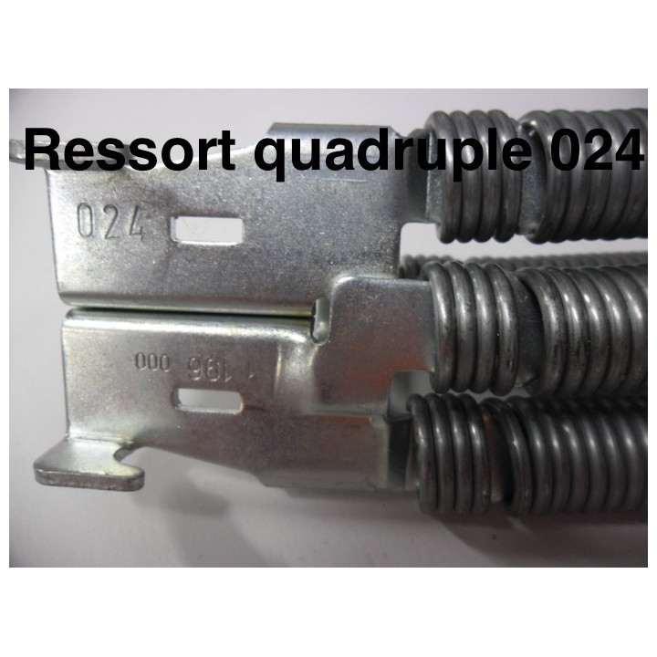 024 - 424 Kit de 2 ressorts quadruples porte N80/S95 Hormann Référence 1195024P