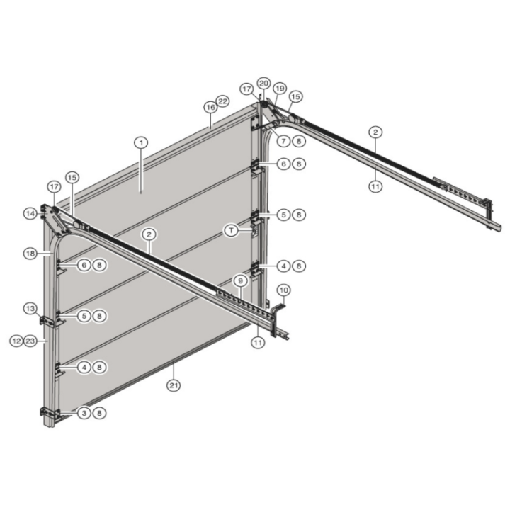 Console Droite AGS Hormann Référence 4002580