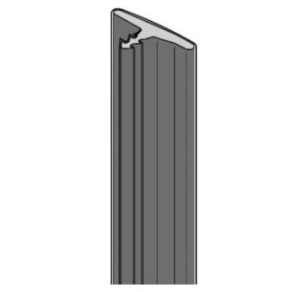 Lot de 2 Profils haut PVC hauteur 2000 porte N80 et S95 Hormann