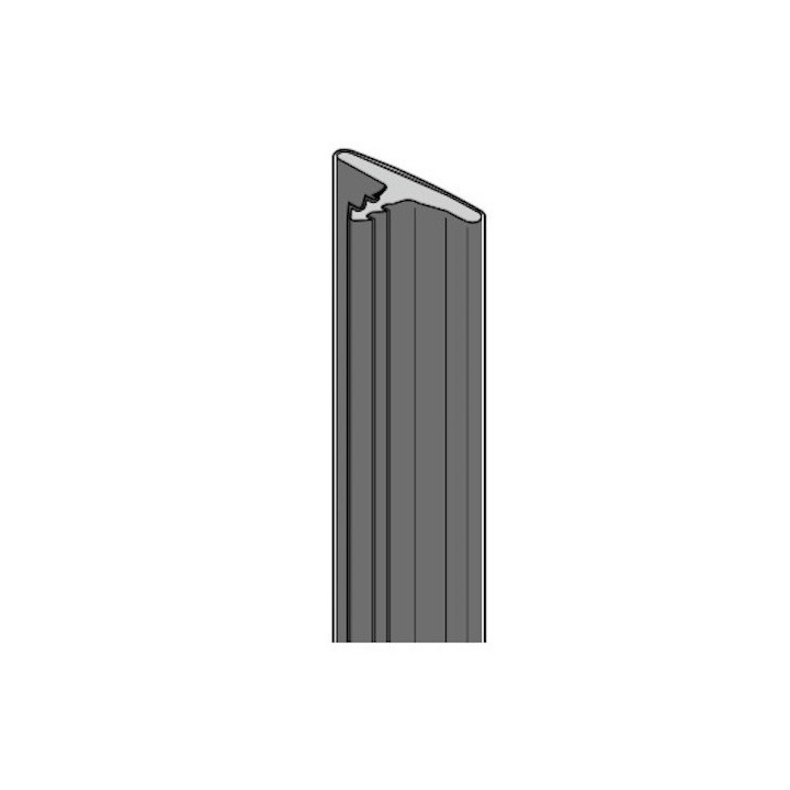 Lot de 2 Profils haut PVC hauteur 2125 porte N80 et S95 Hormann