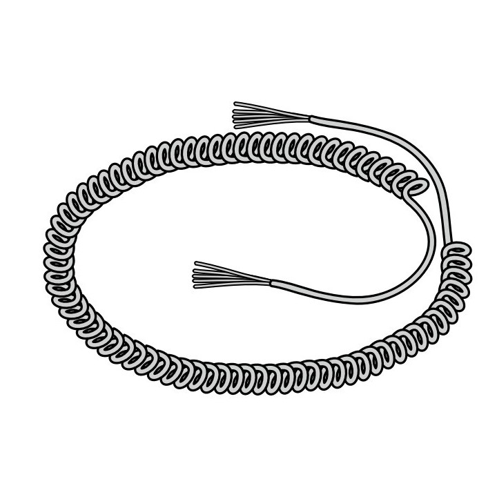 Câble spiralé à 5 fils Lg 750mm HORMANN Référence 638184