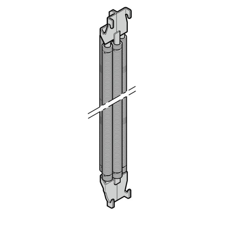 028 - 428 ressort quadruple porte N80/S95 Hormann Référence 1195028