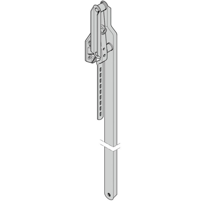 Bras gauche Hauteur 2125 de porte N80 Hormann Référence 1049504
