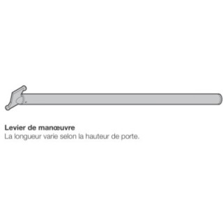 Levier de manoeuvre Hormann Référence 3021246