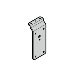 Tôle d'adaptation pour support roulette supérieur, porte à portillon incorporé Hormann Référence 3064278