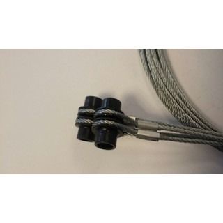 Câbles Long 2570 Ferrure Z Hauteur 2080mm Hormann référence 3064349