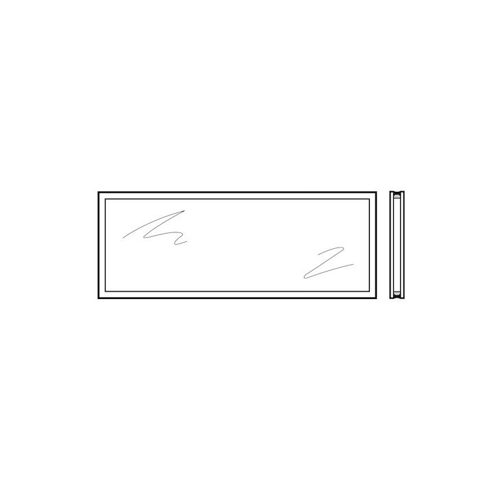 Vitre double synthétique transparente 16mm, DS Hormann Référence 4007847