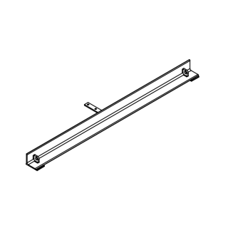 Traverse de vérin NW2000 RAL 9017 pour niveleur de quai Hormann HTL2 Référence 311729