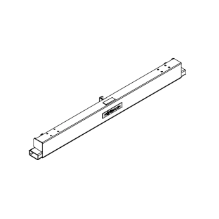 Traverse avant de vérin NW2250 RAL 9017 pour niveleur de quai Hormann HTL2 Référence 310996