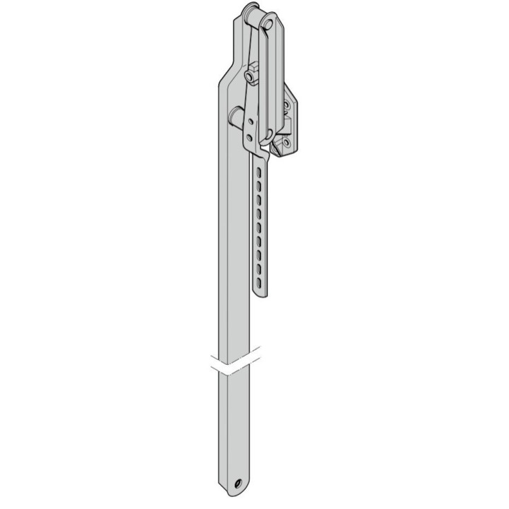 Bras droit embase plastique hauteur 2075 de porte S95 Hormann