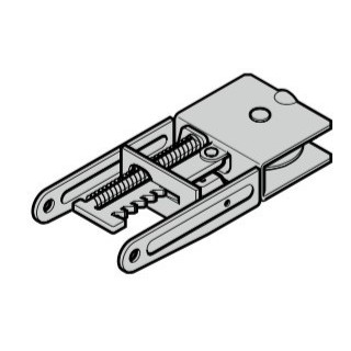 Embout de tension de rail FS10, FS2, FS-Berrymatic Hormann Référence 438290
