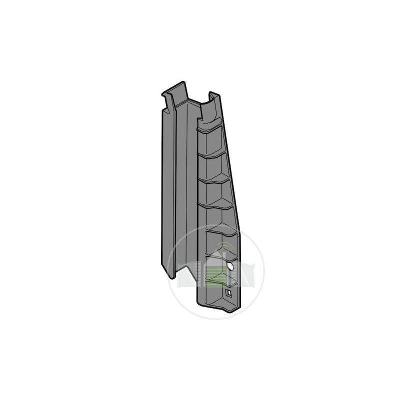 Guide courbe 5 zinc droite moulé sous pression Hormann Référence 3098080