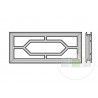 Cadre de fenêtre à cassettes 650mm, motif n°1 Hormann Référence 3044938