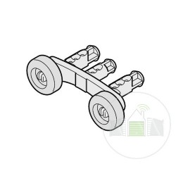 Pack support-galet articulé Rollmatic OD Hormann Référence 8993442