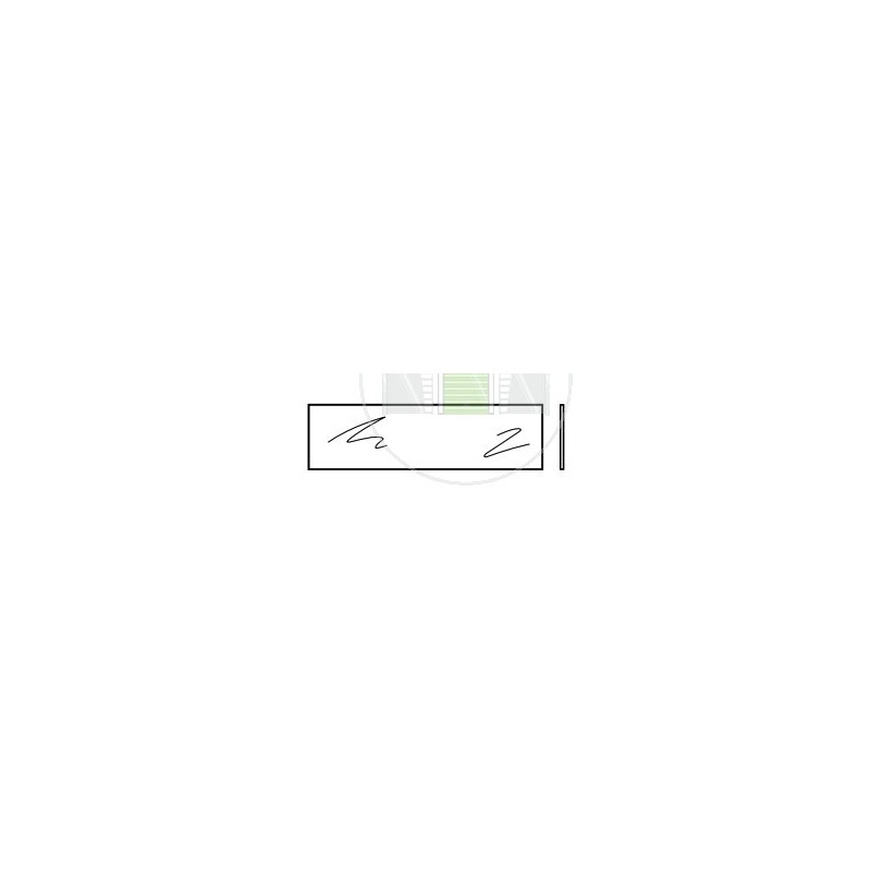 Vitre simple synthétique type D 680mm transparent Hormann Référence 3062924 Vitre simple synthétique type D 680mm transparent Hormann Référence 3062924