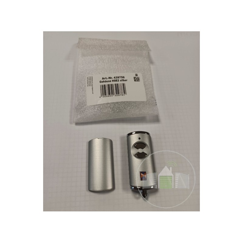 Boitier d'émetteur HSE 2 BS argent Hormann Référence 439756