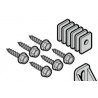 Set de vis pour crémaillère synthétique Hormann Référence 438634