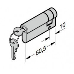 Demi cylindre 40,5 + 10mm Hormann Référence 1020003