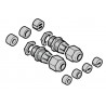 Set de raccords 2 x M16 Hormann Réference 638038