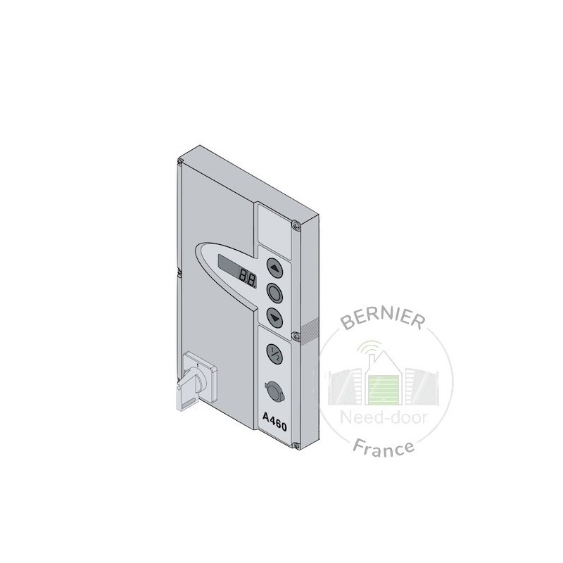Façade de boîtier A460 avec boutons et platine de clavier Hormann Réference 637994