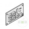 Platine d'unité de connexion sans fil pour émetteur (tablier de porte) HORMANN Référence 639568