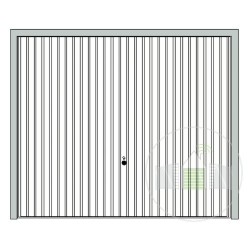 Porte Berry N80 Motif 902 Ral 9016 Blanc Trafic